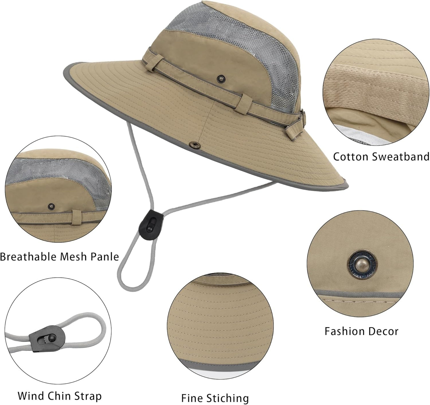 Foldable UV-Protection Bucket Hat