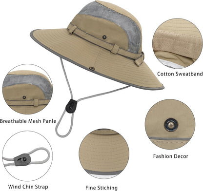 Foldable UV-Protection Bucket Hat