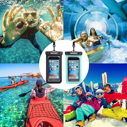 Hiearcool Waterproof Phone Pouch - 2 Pack