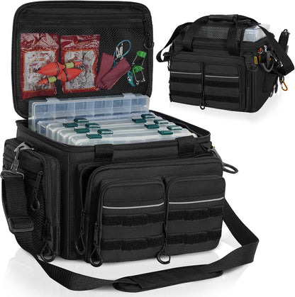 Fishing Tackle Bag – Large-Capacity Storage for Saltwater & Freshwater Fishing