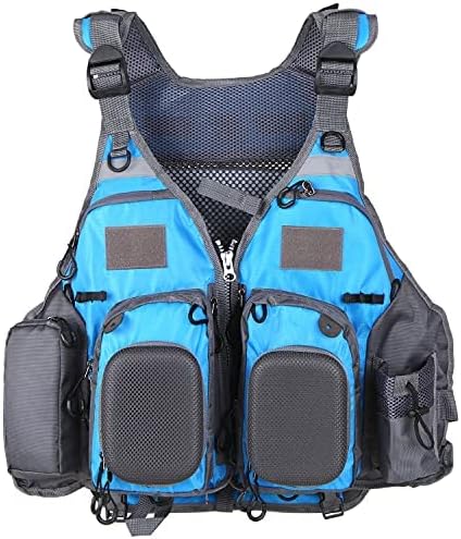 JKSPORTS Fly Fishing Vest & Safety Life Jacket