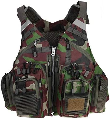 JKSPORTS Fly Fishing Vest & Safety Life Jacket