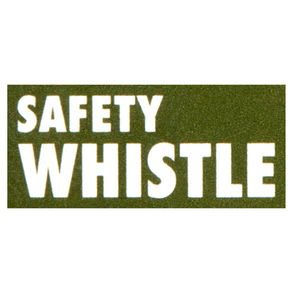 Marine Safety Whistle - Orange Plastic