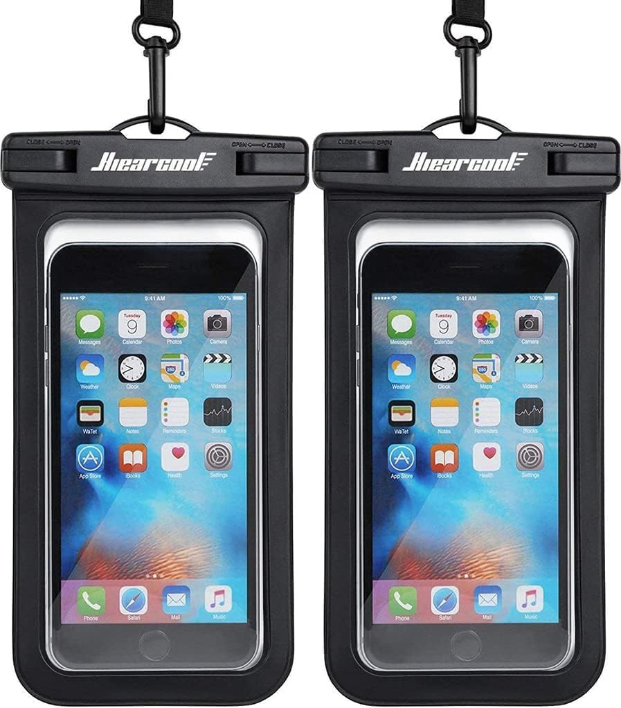 Hiearcool Waterproof Phone Pouch - 2 Pack