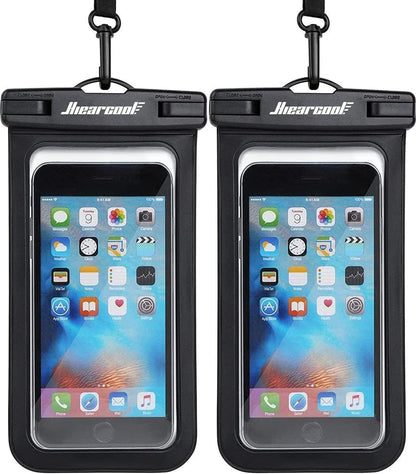 Hiearcool Waterproof Phone Pouch - 2 Pack