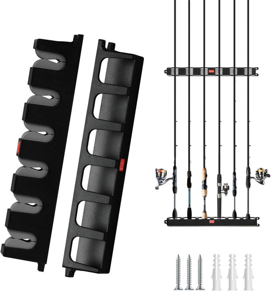 Fishing Rod Holders Wall-Mounted – Simple Deluxe Fishing Rod Rack