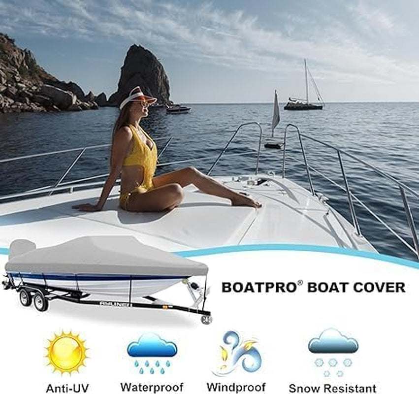 Trailerable 900D Waterproof Boat Cover