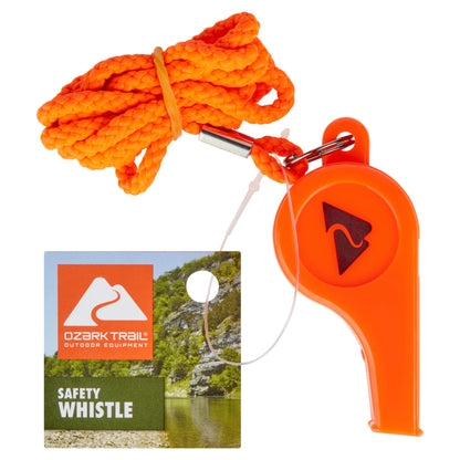 Marine Safety Whistle - Orange Plastic