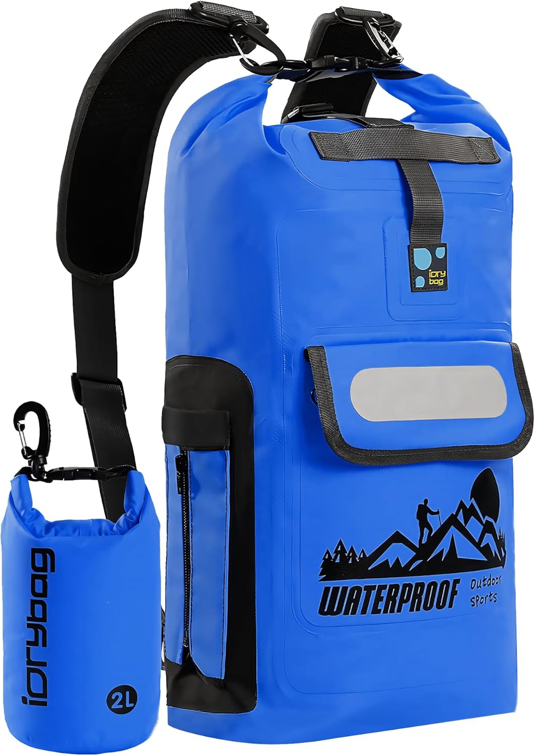  IDRYBAG Dry Bag Backpack - 20L Waterproof Floating Sack