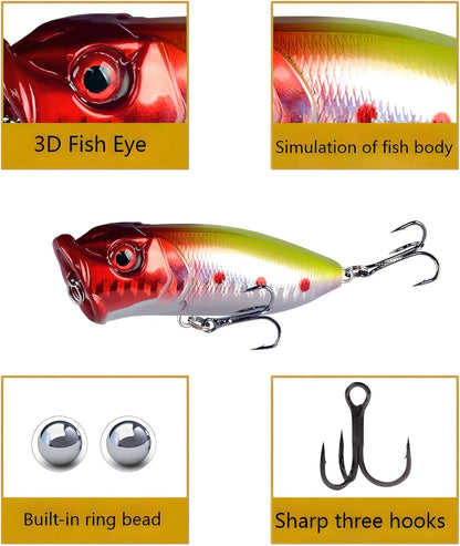 Fishing Lures Tackle Bait Kit – All-in-One Set for Trout, Bass & Salmon