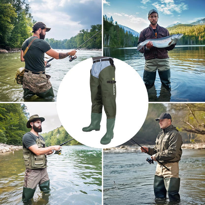 Waterproof Hip Waders for Fishing & Hunting