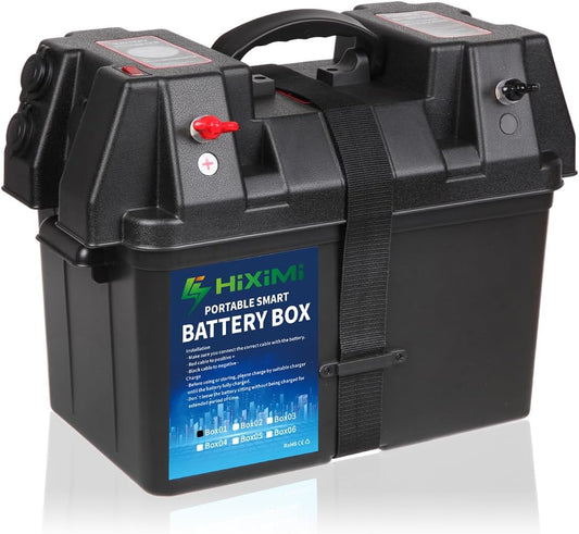 12V Portable Battery Box – Secure Power for Marine & Outdoor Adventures