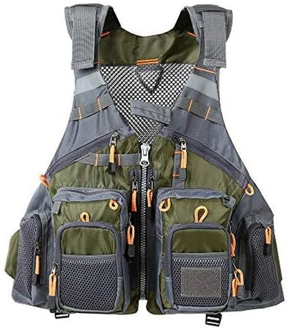 JKSPORTS Fly Fishing Vest & Safety Life Jacket