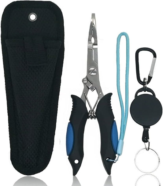  Stainless Steel Fishing Pliers – Multi-Function Fishing Tool