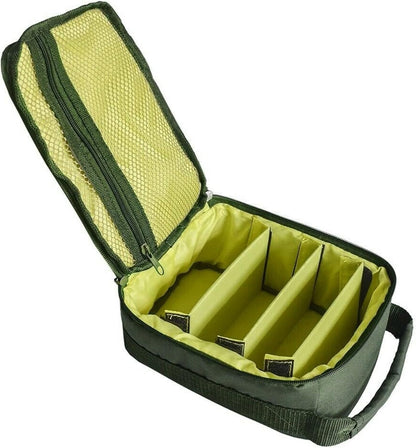  Waterproof Fishing Tackle Bag – Portable Reel & Gear Storage with Adjustable Dividers 